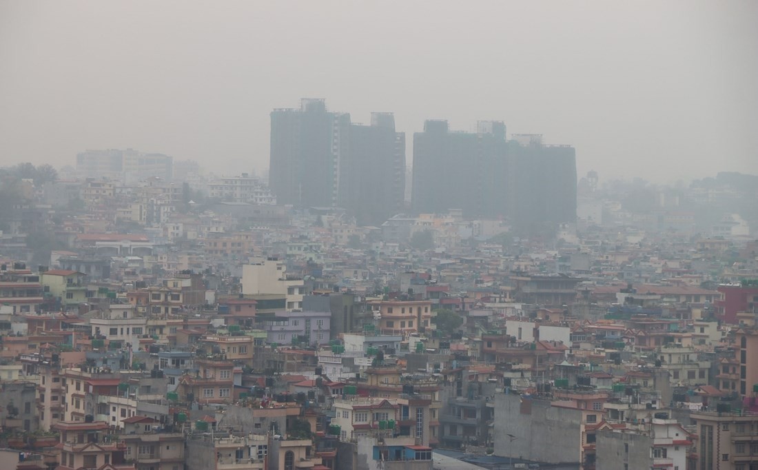 काठमाडौंको वायु प्रदूषण ‘अति अस्वस्थकर’